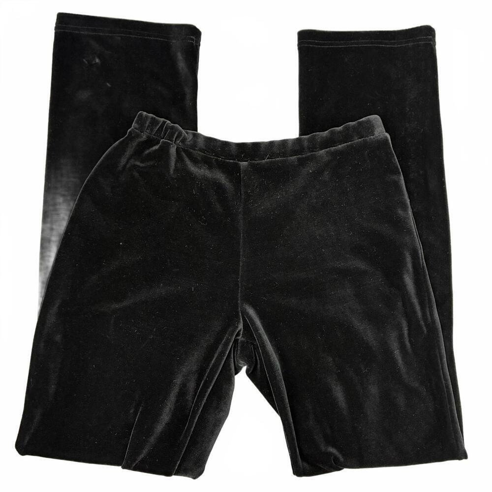 Express Tricot Black Velvet Casual Women's Pants Sz Medium